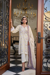 DHANAK PREMIUM LAWN’24 | LEMON YELLOW