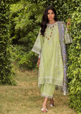SIRAA SADAF FAWAD KHAN LAWN UNSTITCHED’24 | GINA (B)