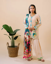 MEHREEN HAMZA TABANI ‘SOFT CHAOS LUXE PRET’26 | CREME