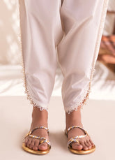 IMAGE CREAM LACE SHALWAR | ST-12