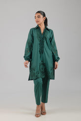 AYESHA SOMAYA CASUAL PRET’24 | GREEN SET