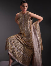 MUSE LUXE | SILVERY GREY EMBELLISHED SET