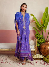 FARAH TALIB AZIZ ‘MAYNA FESTIVE PRET’26 | JURNEY PURPLE KAFTAN