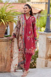 NIDA AZWER LUXURY LAWN’24 | RUBY RADIANCE