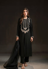 AMMARA KHAN GLITZ’24 | BLACK EVENING WEAR SET