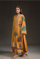 AMMARA KHAN GLITZ VOL 2 | MUSTARD YELLOW KURTA SET