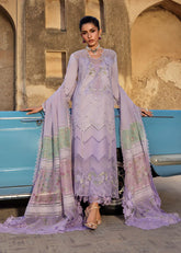 SAIRA SHAKIRA BLOOM UNSTITCHED LAWN’26 | AMBRE 1A