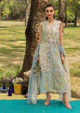 SAIRA SHAKIRA BLOOM UNSTITCHED LAWN’26 | LANA 1A