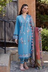 NIDA AZWER LUXURY LAWN’24 | AZURE ALLURE