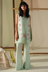 FARIDA HASAN ‘DHOOP LUXE PRET’26 | AQUA ROSE SET