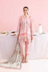 AMMARA KHAN LAWN PRET’26 | CANDY PEACH CLASSIC