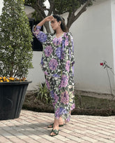 Green Purple Hydrangea | Short