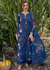 SAIRA SHAKIRA BLOOM UNSTITCHED LAWN’26 | ZELIE 1B