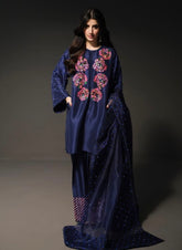 MUSE LUXE | BLUE IRIS EMBELLISHED SET