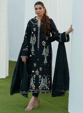 FARAH TALIB AZIZ LUXE PRET’24 | PETRA BLACK EMBROIDERED SET