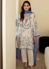 SIRAA SADAF FAWAD KHAN LAWN UNSTITCHED’24 | DAHLIA (A)
