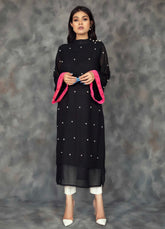 PURPLE HAZE | BLACK BEADED TOP