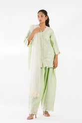 SANA SAFINAZ EMBROIDERED SILK SET | SS26EXE611P2T