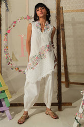 FARIDA HASAN ‘DHOOP LUXE PRET’26 | GARDENIA SHIRT AND PANTS