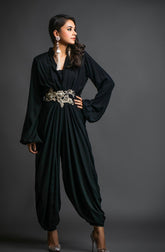 AYESHA FAROOK CASUAL PRET’24 | DRAPED JUMPSUIT