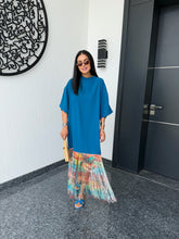 HAJRA LALLJEE DRIFT DRESS | OCEAN INK