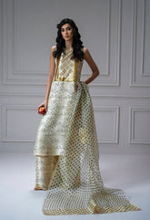 MUSE LUXE | LAMB’S WOOL BLOCK PRINTED & EMBELLISHED SET