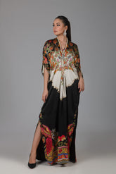 AYESHA SOMAYA KAFTAN | BLACK IVORY
