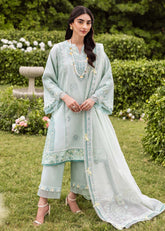 SIRAA SADAF FAWAD KHAN LAWN UNSTITCHED’24 | ZAPHIRA (B)