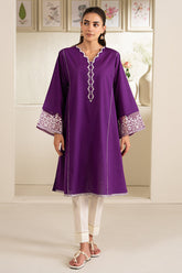 CROSS STITCH CASUAL PRET’24 | PURPLE HAZE EMBROIDERED SHIRT