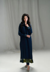 AMMARA KHAN SETA’24 | DEEP BLUE TASSEL TUNIC