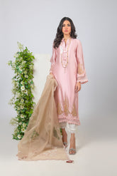 AYESHA SOMAYA LUXURY PRET’24 | TEA PINK