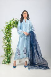 AYESHA SOMAYA LUXURY PRET’24 | BLUE