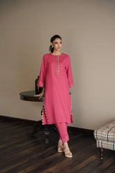 HINA MOHAMED READY TO WEAR PRET’24 | MOMO PINK SET