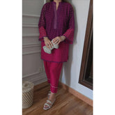 NIMRAH HAFSA CASUAL PRET’24 | VIOLET BERRY SET