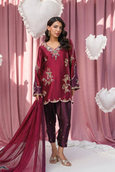 FLAIRS STUDIO ‘THE EID DUO’26 | BURGUNDY