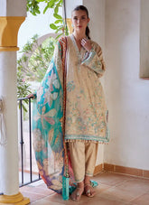 FARAH TALIB AZIZ LUXURY LAWN UNSTITCHED’26 | ISABELLA SAND
