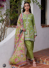 FARAH TALIB AZIZ LUXURY LAWN UNSTITCHED’26 | CARMEN KIWI