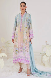 FARAH TALIB AZIZ LUXE SILK PRET’24 | TERESA OMBRÉ SHIRT & DUPATTA