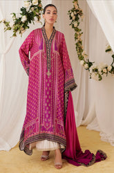 FARAH TALIB AZIZ ‘LEA FALL’24 | SOLA PRINTED SILK SET