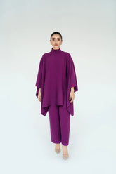 SHOP MIMOSO | PLUM PONCHO SET