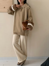 HASSAL AUTUMN WINTER’24 | MELLISA BEIGE FUR CONTRAST SET