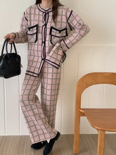HASSAL AUTUMN WINTER’24 | GIGI PINK CHECKERED 2PC SET