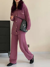 HASSAL AUTUMN WINTER’24 | SEOUL FUR COLLAR TWO PIECE SET