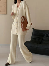 HASSAL AUTUMN WINTER’24 | BERLIN WHITE 2PC SET WITH PEARL DETAILS