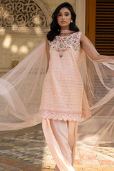 FARIDA HASAN SUNLIT FLORAL EID EDIT’25 | PEACH BLOOM WITH SHALWAR