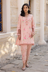 FARIDA HASAN SUNLIT FLORAL EID EDIT’25 | PINK ROSE WITH SHALWAR