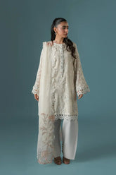 AMMARA KHAN ‘FLO LUXURY FESTIVE COLLECTION’25 | PEARL SPRING LILY SHALWAR SET