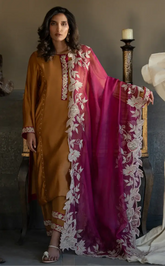 HINA MOHAMED LUXURY EDIT’25 | NEERA IN GOLD MUSTARD