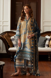 NIDA AZWER LUXURY LAWN’25 | SERENE TAPESTRY