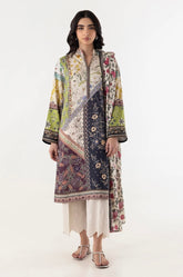 SANA SAFINAZ CASUAL PRET | STITCHED MULTI PRINTED SHIRT + DUPATTA